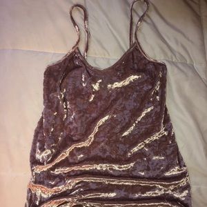 Soft velour tank